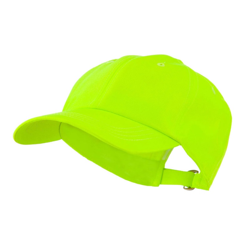 6 Panel Neon Cap Green One Size