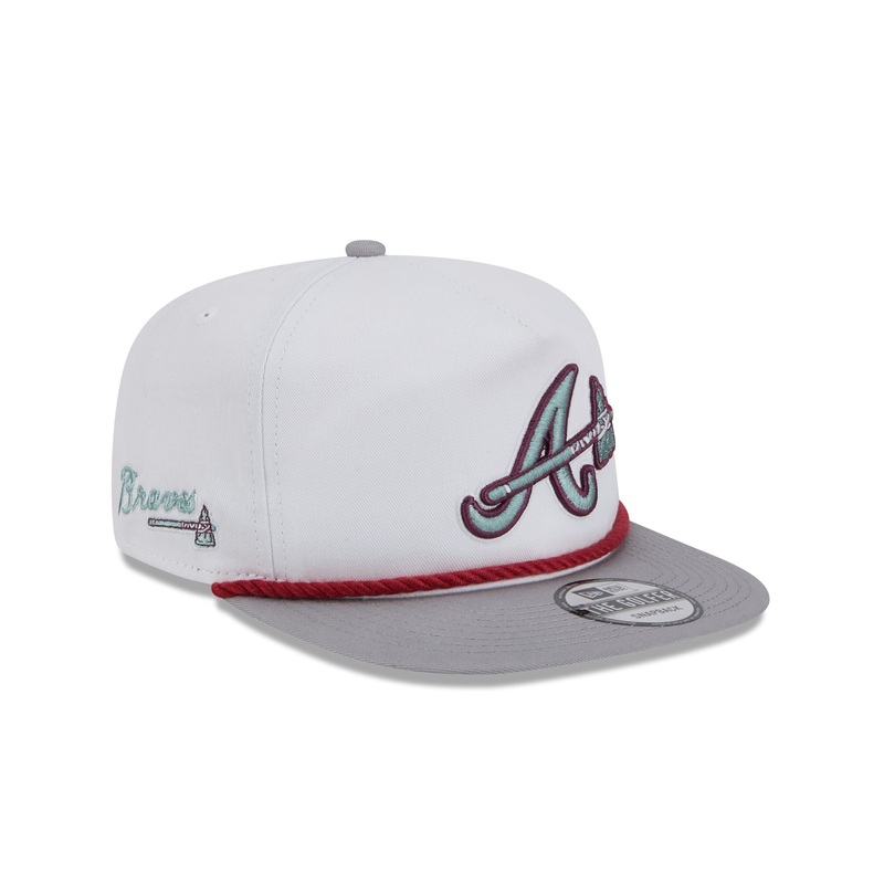 Atlanta Braves Optic White Golfer Hat One Size