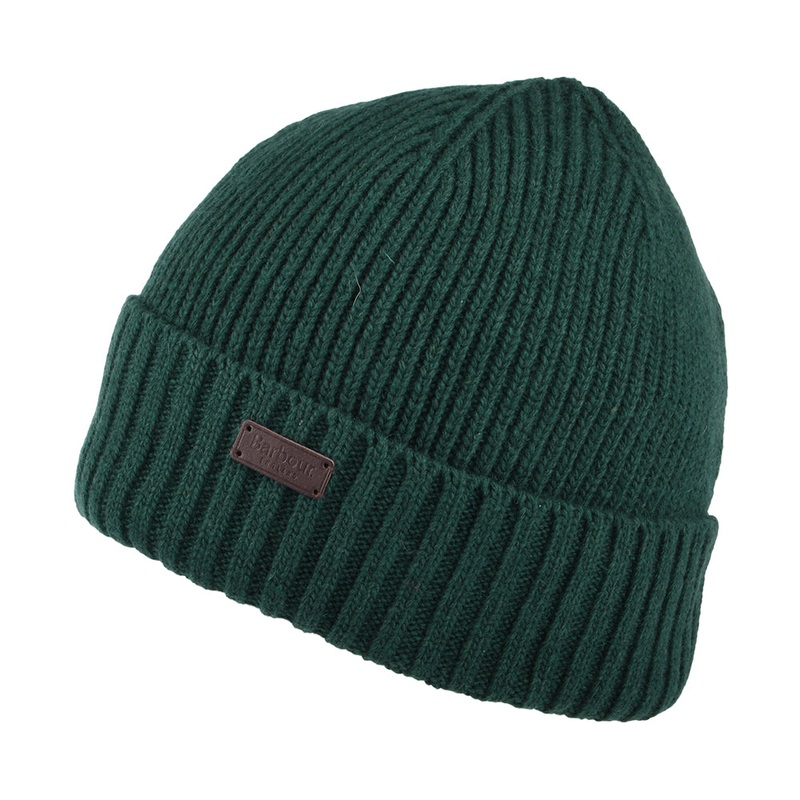 Barbour Hats Carlton Wool Blend Beanie Hat – Evergreen 1-Size