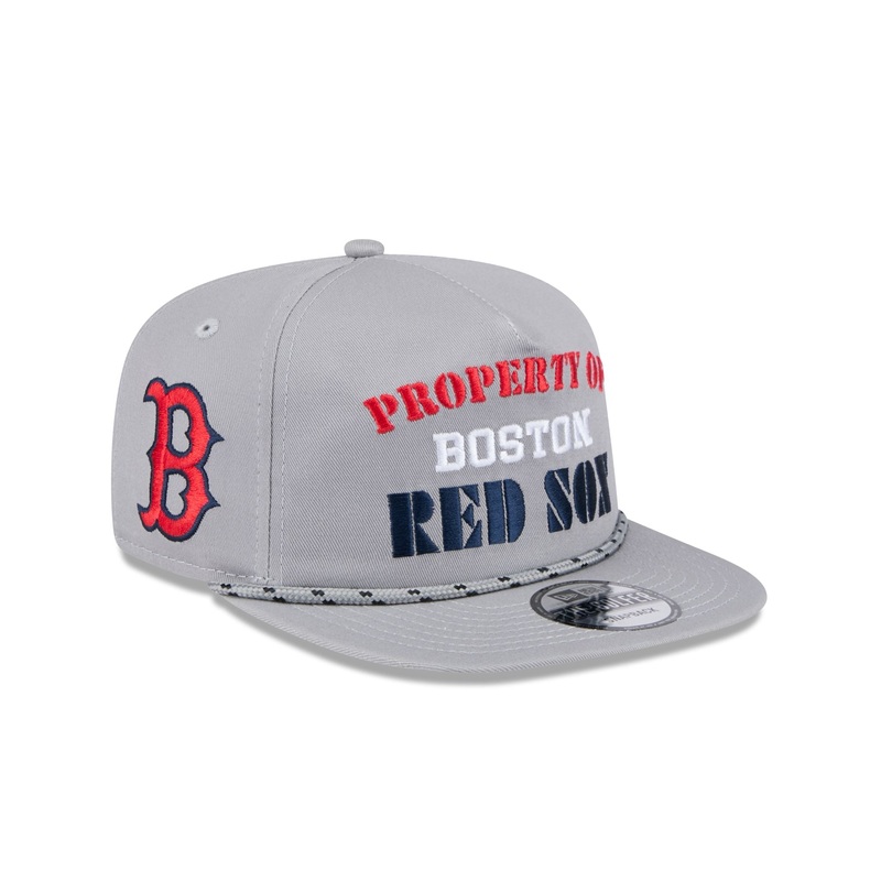 Boston Red Sox Vintage Gray Rope Golfer Hat One Size