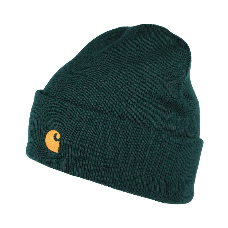 Carhartt WIP Hats Chase Cuffed Beanie Hat – Cypress 1-Size