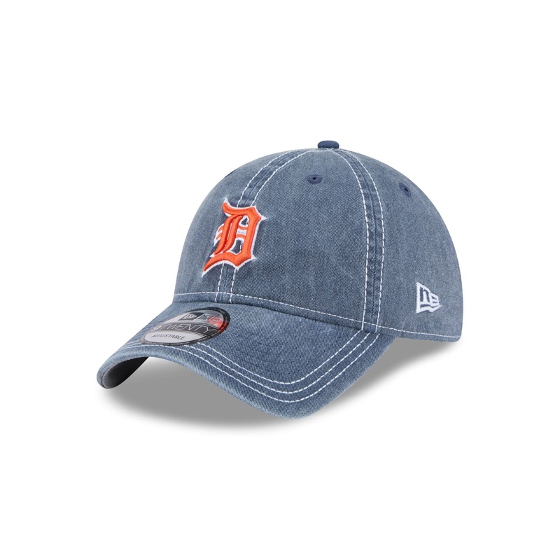 Detroit Tigers Washed Contrast 9TWENTY Adjustable Hat One Size