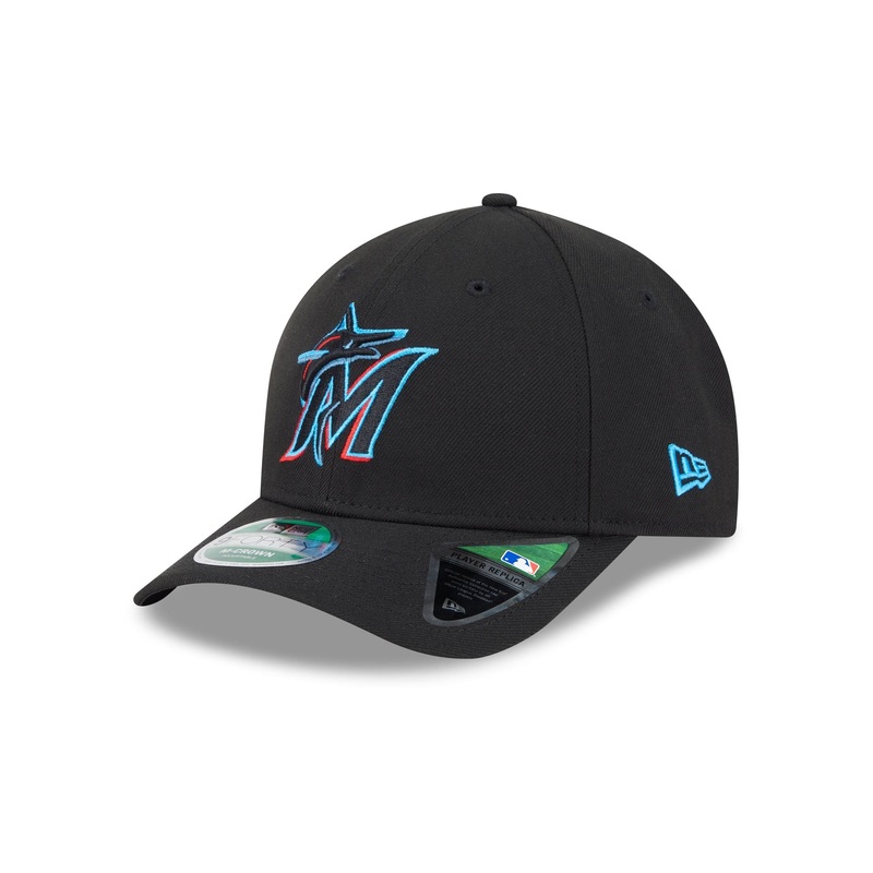 Miami Marlins Game Authentic Collection 9FORTY M-Crown Snapback Hat One Size