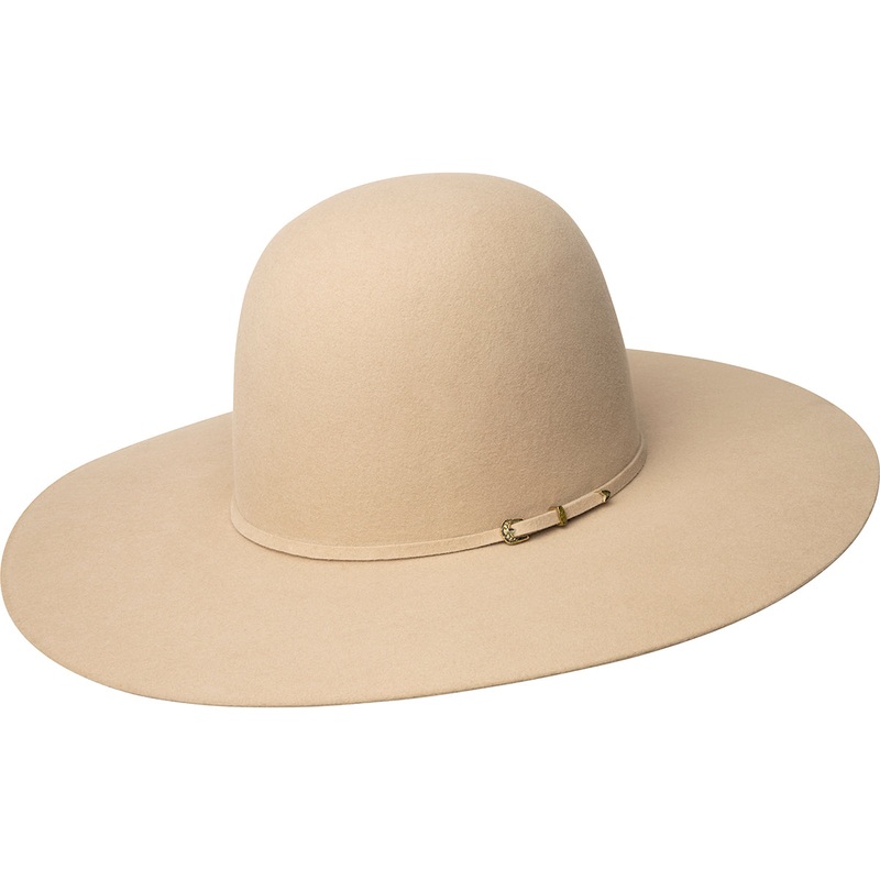 RCA 10X Open 5″ Cowboy Hat Black 6 3/4