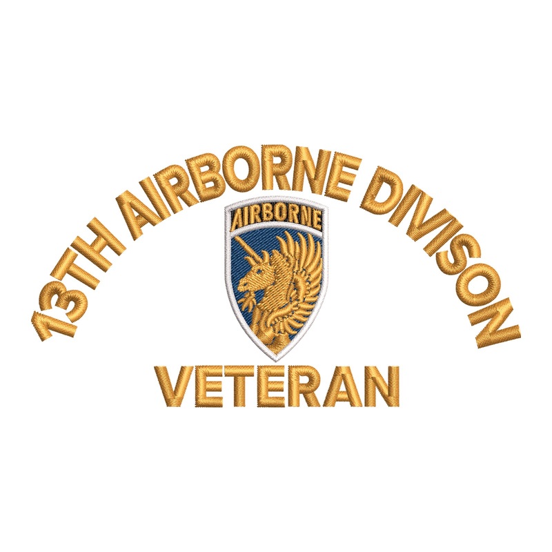 U.S. Army 13th Airborne Divison Logo U.S. Army 13th Airborne Divison Logo One Size