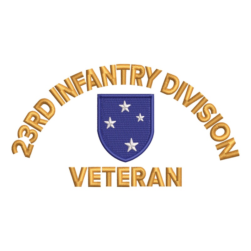 U.S. Army 23rd Infantry Division Symbol U.S. Army 23rd Infantry Division Symbol One Size