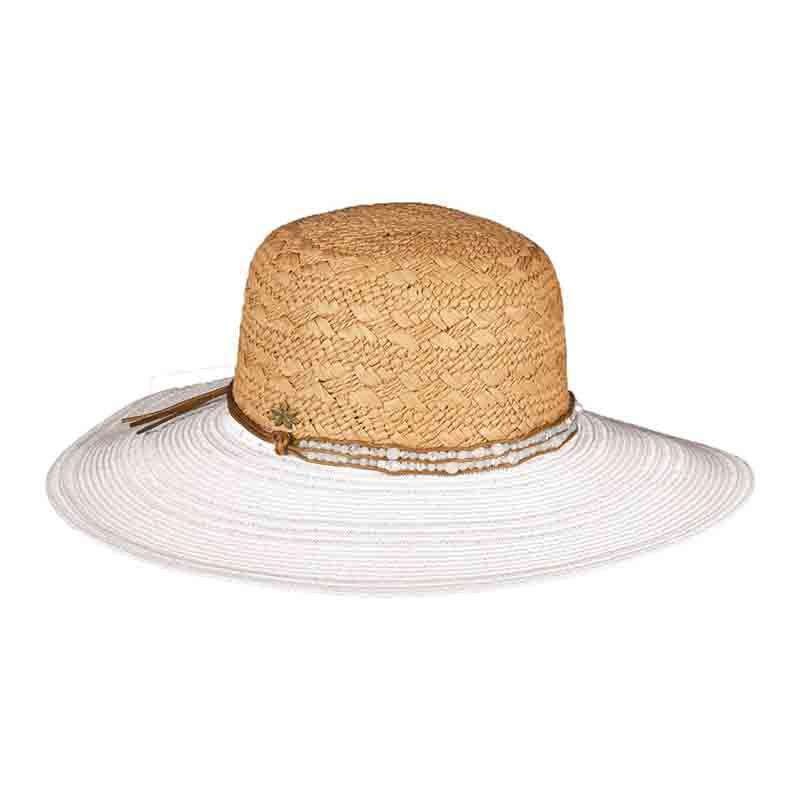 Cappelli Toyo Wide Brim Sun Hat White