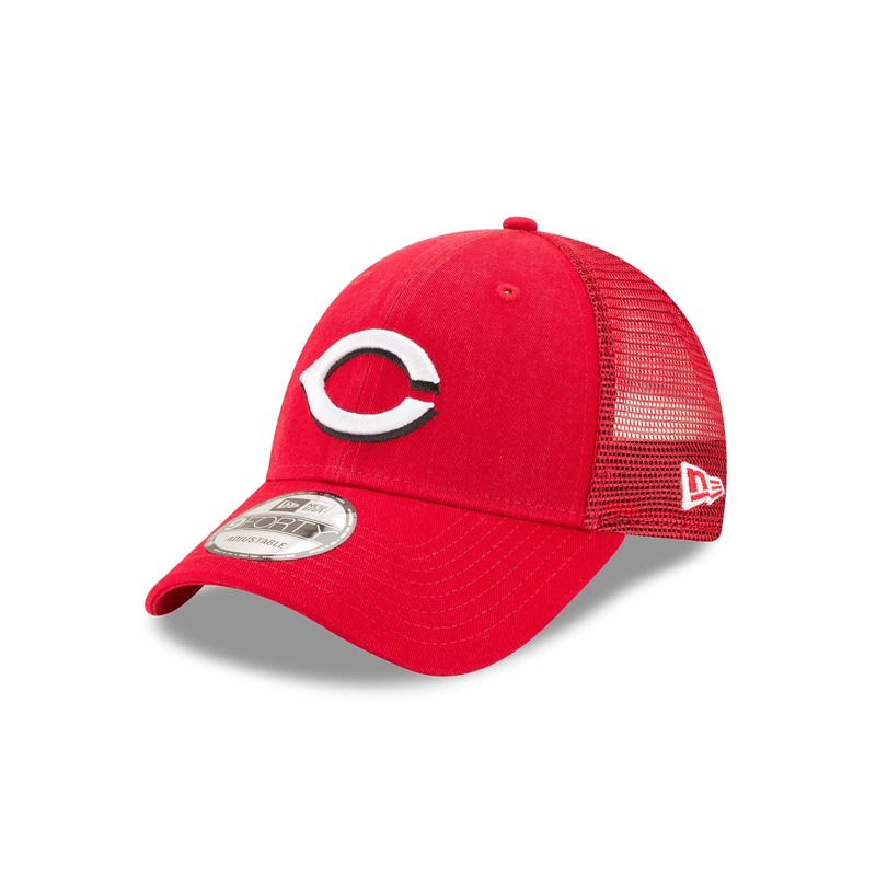 Cincinnati Reds 9FORTY Trucker Hat One Size