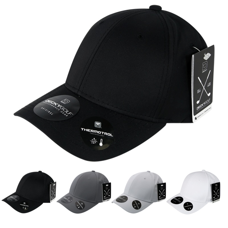 Decky 6402 Sleek H20 Flex Hat, Golf & Sports Cap Black S/M