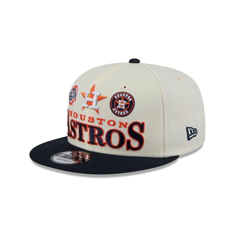 Houston Astros Archive 9FIFTY Snapback Hat One Size