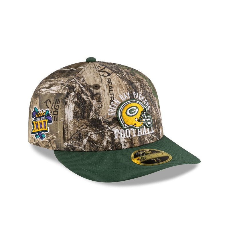 Just Caps Realtree Green Bay Packers Low Profile 59FIFTY Fitted Hat 7
