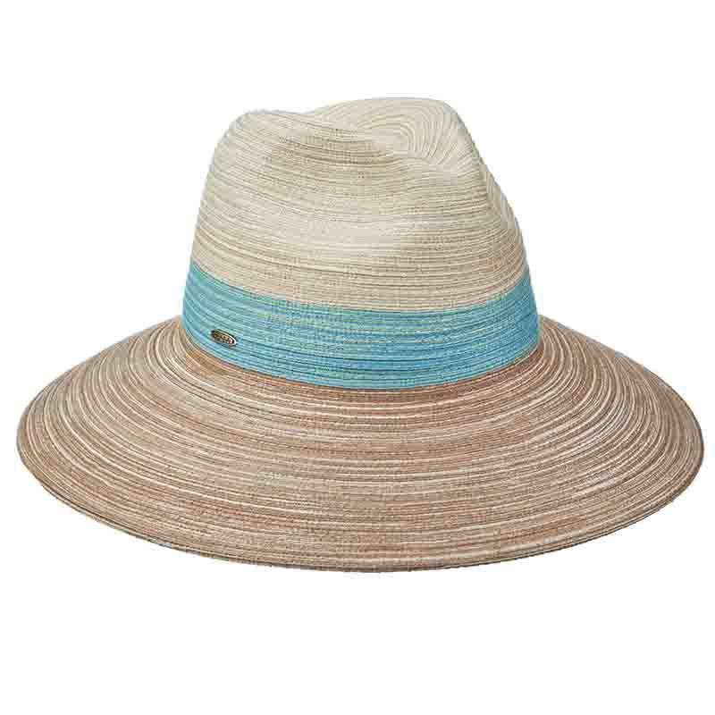 Multi Color Polybraid Safari Hat – Scala Hats Aqua