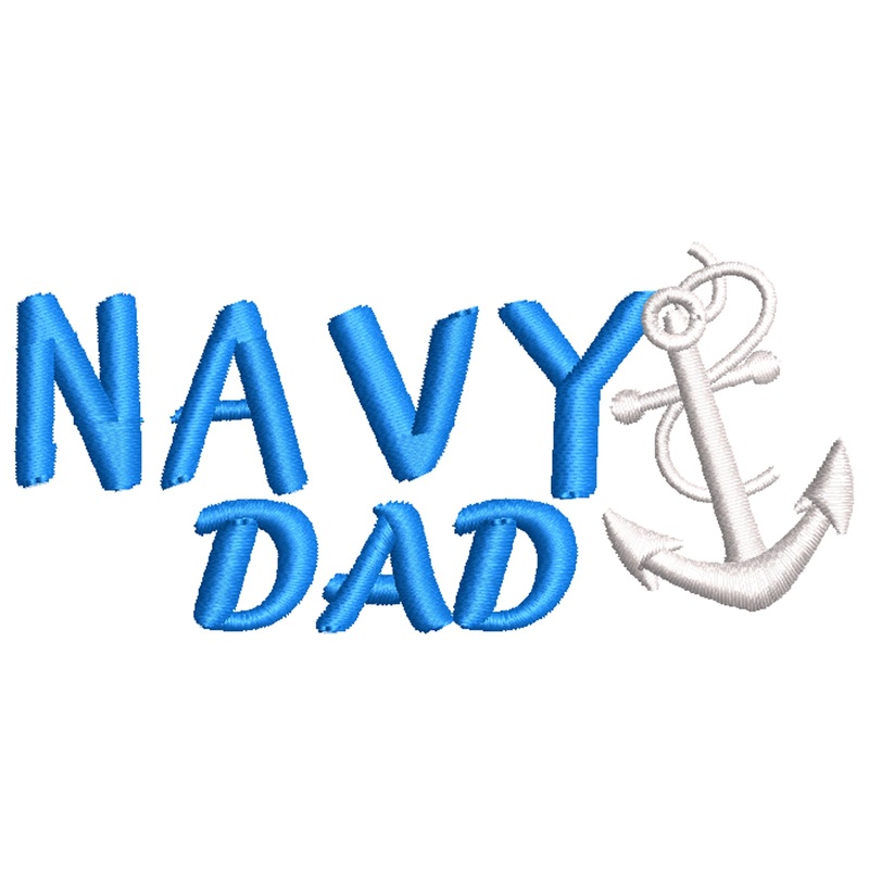 Navy Dad Default Title One Size