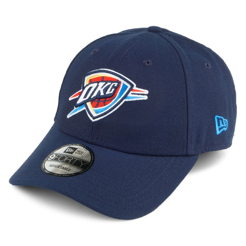 New Era 9FORTY Oklahoma City Thunder Baseball Cap – NBA The League – Navy Adjustable