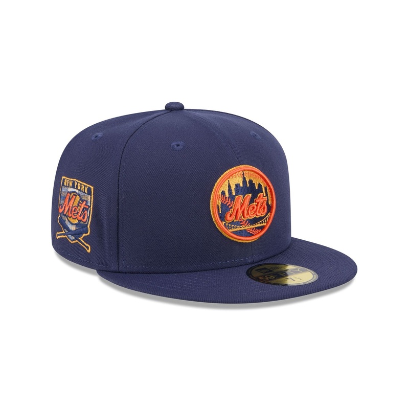 New York Mets Blue Tartan 59FIFTY Fitted Hat 7