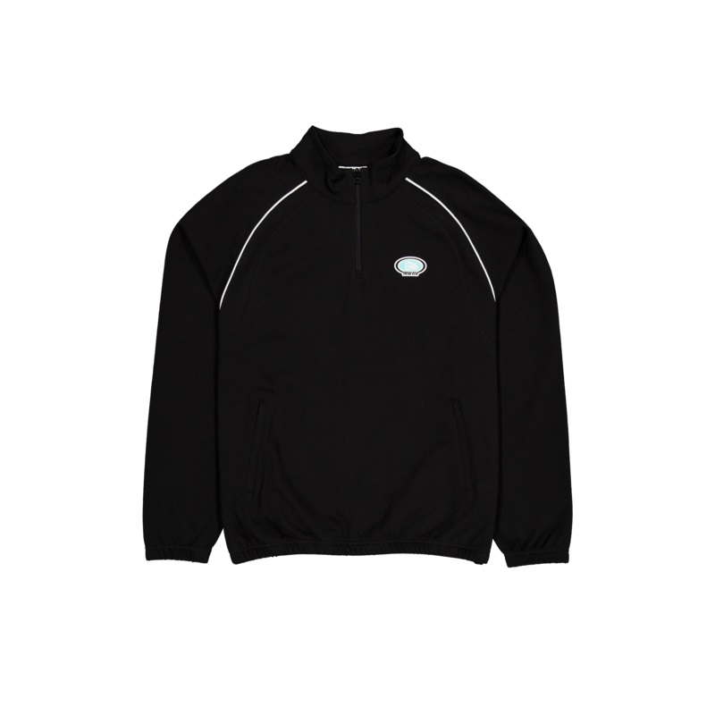 Shoreline Black Half-Zip Pullover S