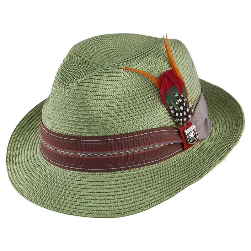 Stacy Adams Hats Runyon Trilby Hat – Sage M