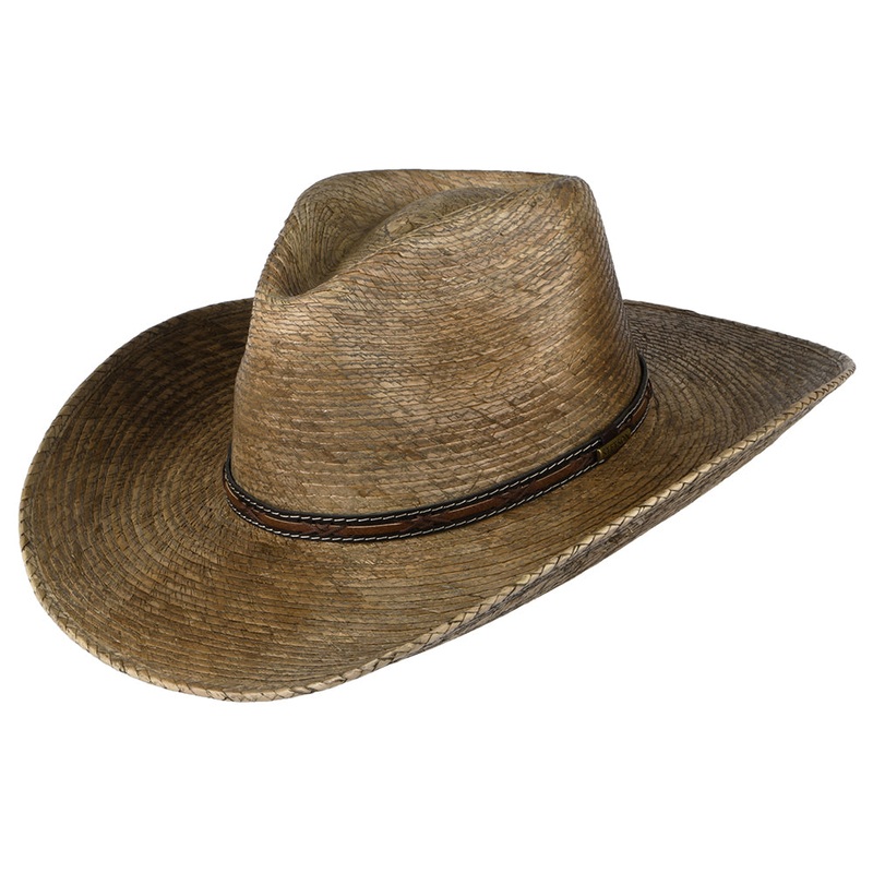 Stetson Hats Distressed Mexican Palm Cowboy Hat – Natural S