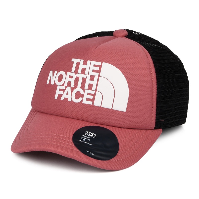 The North Face Hats Kids Logo Trucker Cap – Dusky Pink CHILD ADJ.