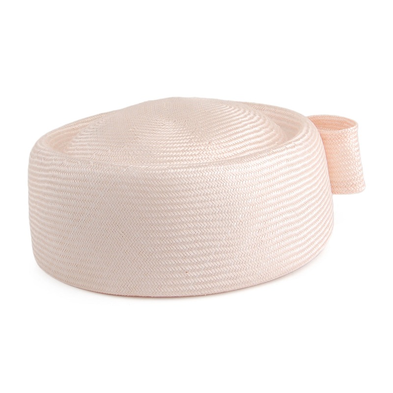 Whiteley Hats Jackie O Straw Pillbox Hat – Pink 1-Size