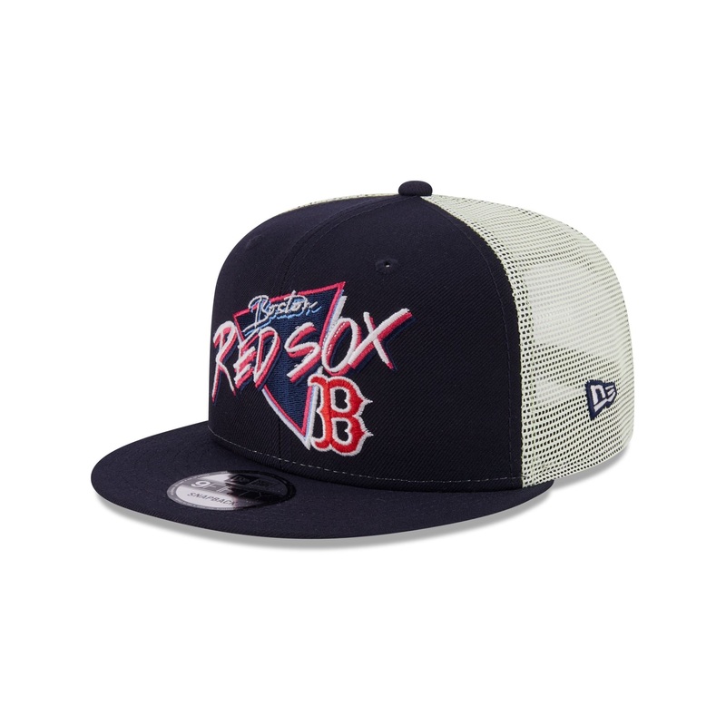 Boston Red Sox Glow-In-The-Dark 9FIFTY Trucker Hat One Size