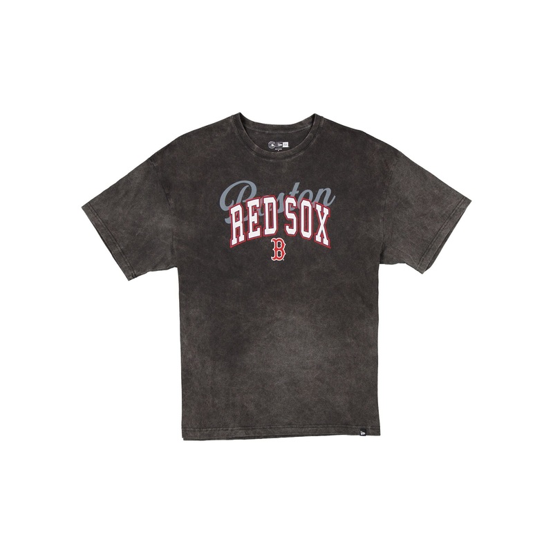 Boston Red Sox Women’s Oversized Washed Black T-Shirt XS