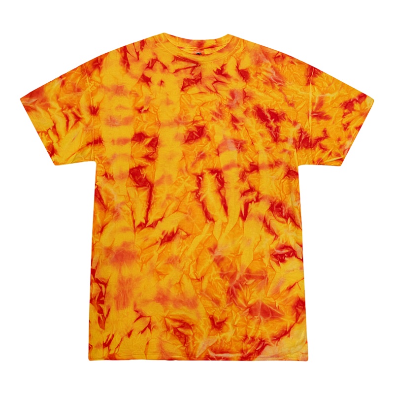 Colortone 1000 Multi-Color Tie-Dyed T-Shirt – Fire Fire S