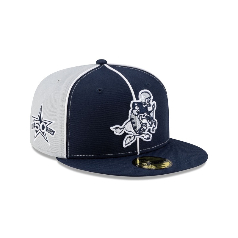 Dallas Cowboys Two-Tone Pinwheel 59FIFTY Fitted Hat 7