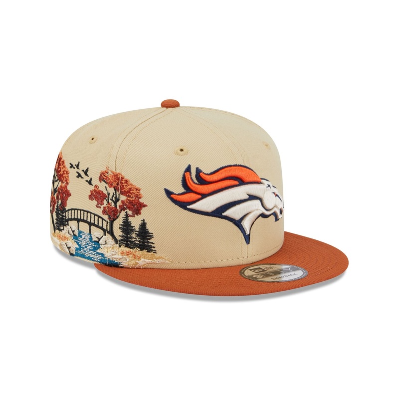 Denver Broncos Fall Landscape 9FIFTY Snapback Hat One Size