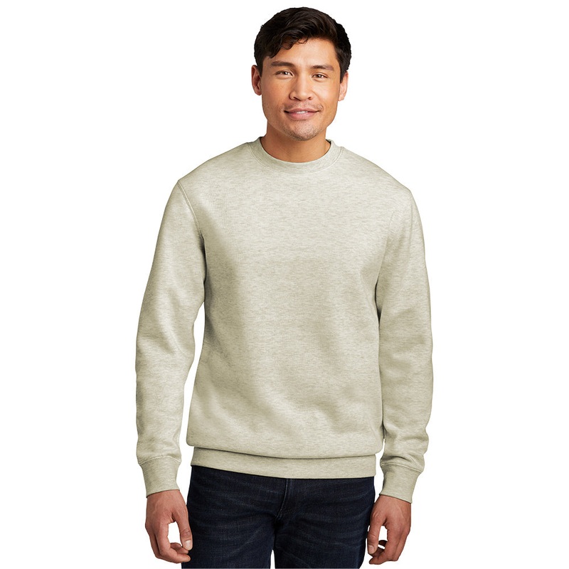 District DT6104 V.I.T. Fleece Crew – Oatmeal Heather Oatmeal Heather XS