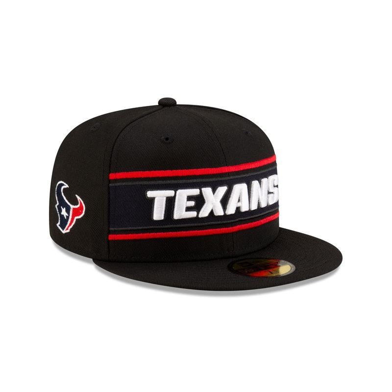 Houston Texans 2024 Sideline Black 59FIFTY Fitted Hat 7