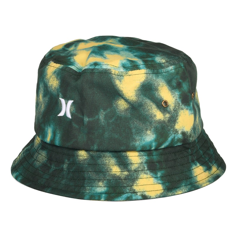 Hurley Hats Small Logo Tie Dye Bucket Hat – Spruce 1-Size