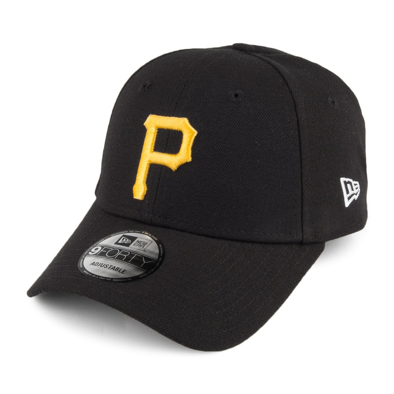 New Era 9FORTY Pittsburgh Pirates Baseball Cap – MLB The League – Black Adjustable