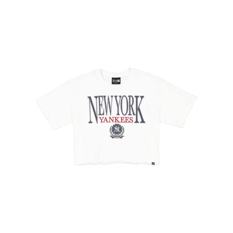 New York Yankees Throwback Prep Women’s Cropped T-Shirt XS