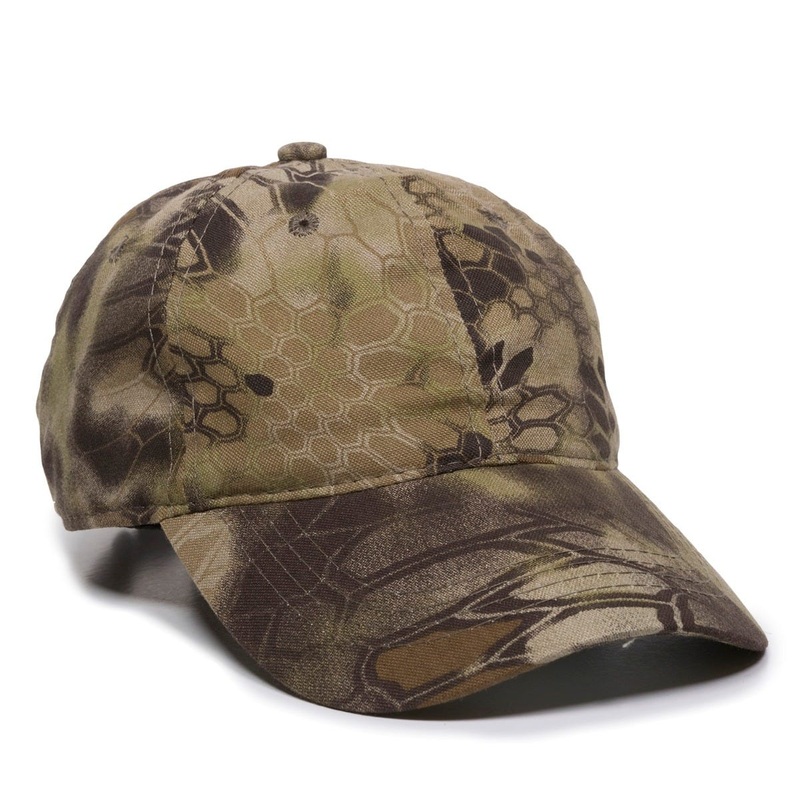 Outdoor Cap CGW115 Garment-Washed Camo Cap Kryptek Highlander