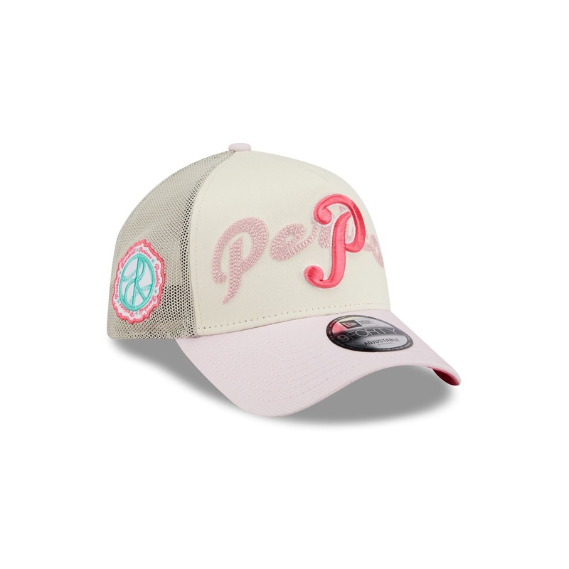Pericos de Puebla Stacked Wordmark 9FORTY A-Frame Snapback Hat One Size