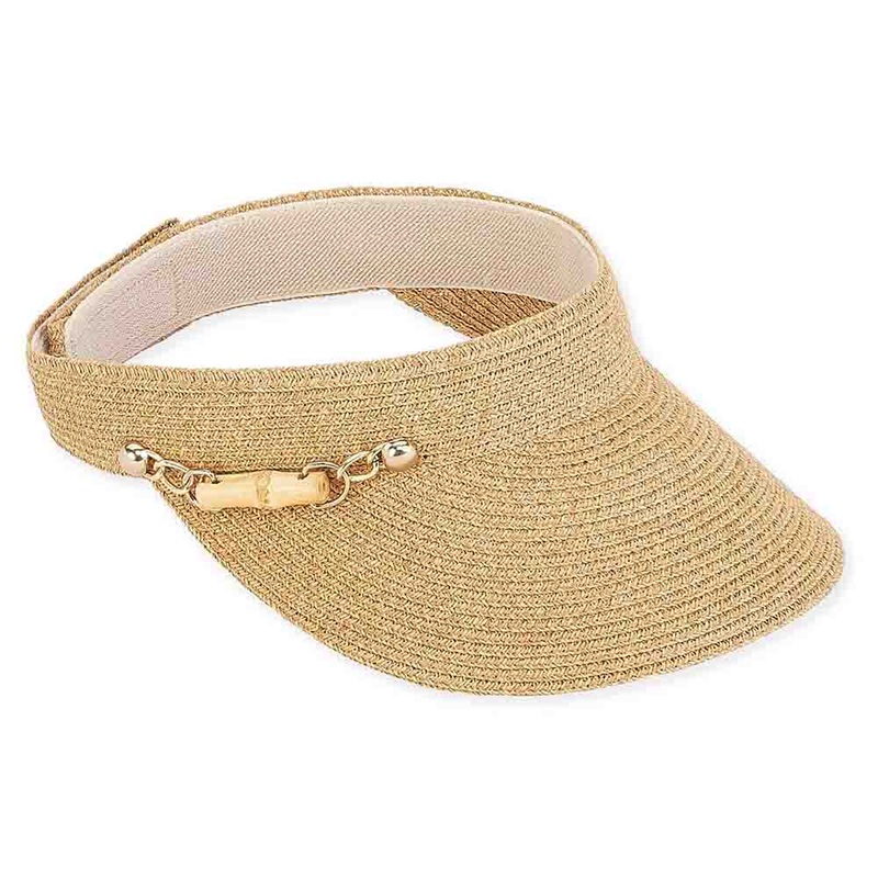 Savoy Braid Sun Visor with Bamboo Accent – Sun ‘N’ Sand Hats Toast