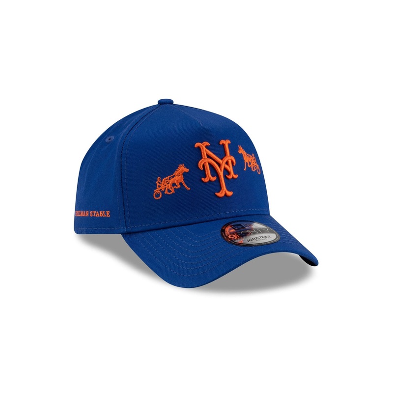 Siegelman Stable x New York Mets Blue 9FORTY A-Frame Snapback Hat One Size