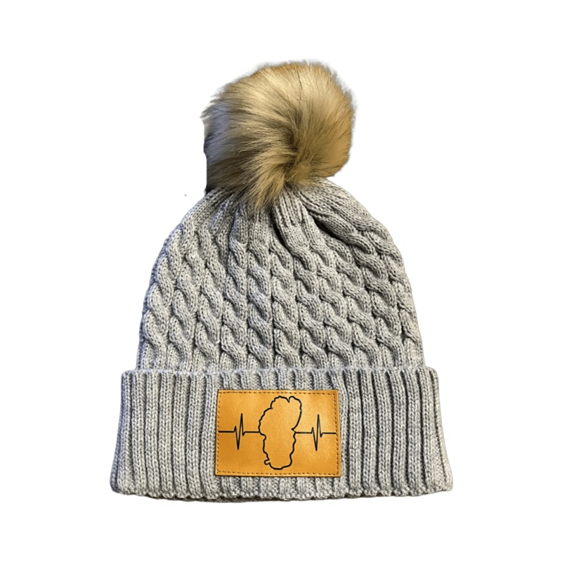 Tahoe Beanie – Pom – Gray