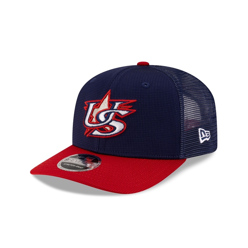 USA Baseball 2025 Batting Practice 9SEVENTY Trucker Hat One Size