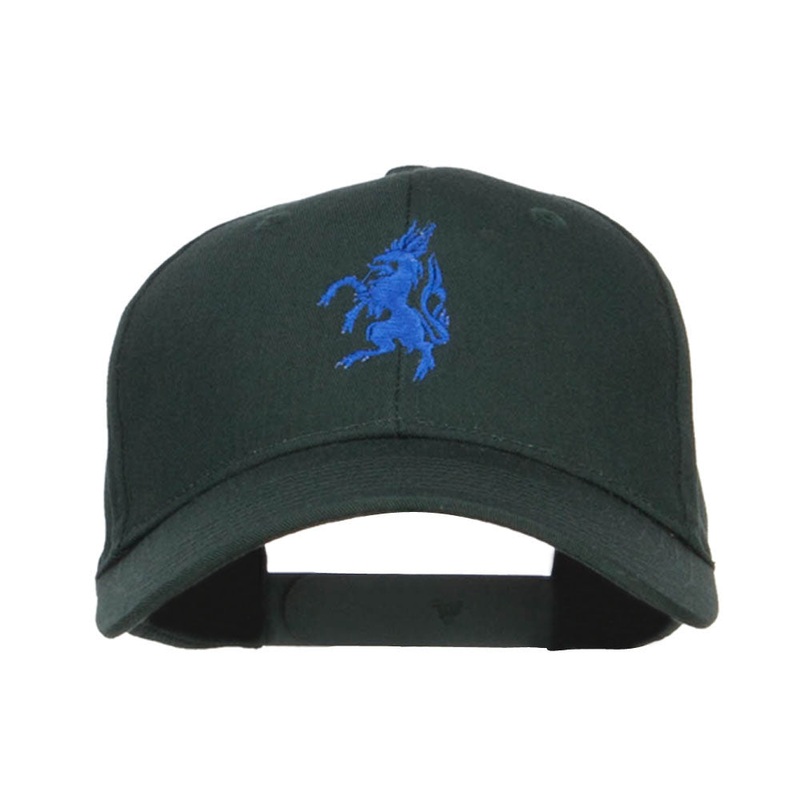 Antelope Emblem Embroidered Low Profile Cap Dk Green One Size