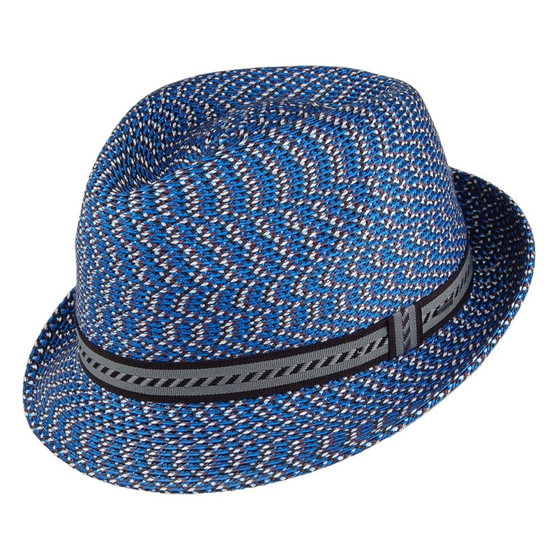 Bailey Hats Mannes Trilby Hat – Blue-Multi S
