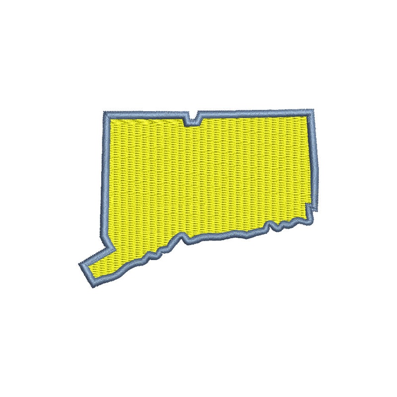 Connecticut State Map Default Title One Size