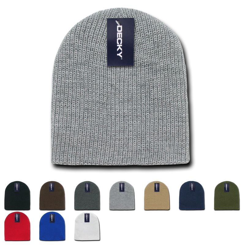 Decky 608 – GI Cuffless Watch Cap, Knit Beanie – CASE Pricing Black