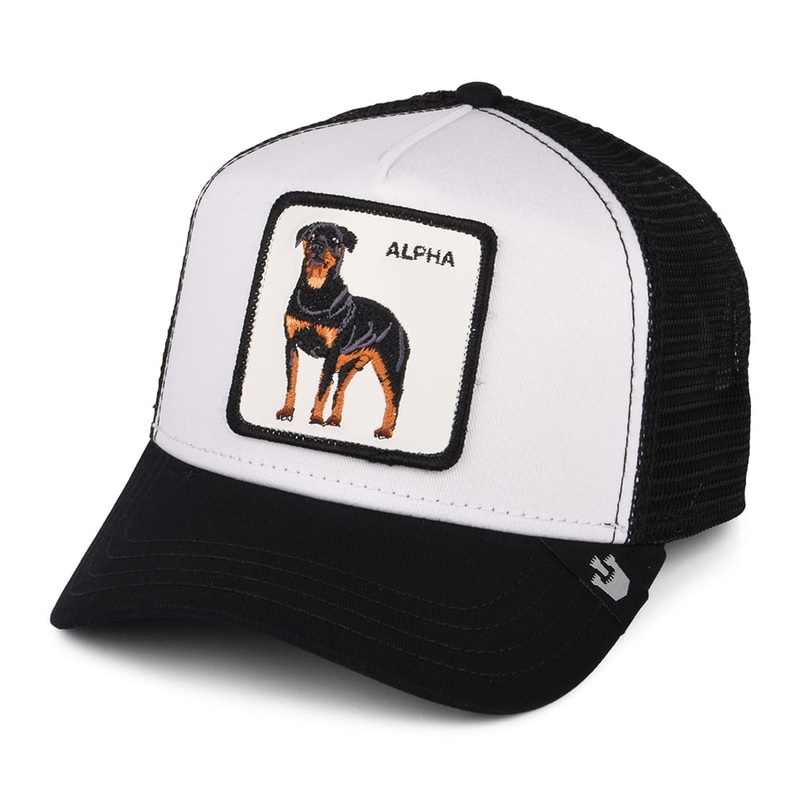 Goorin Bros. Alpha Dog Trucker Cap – Black-White Adjustable