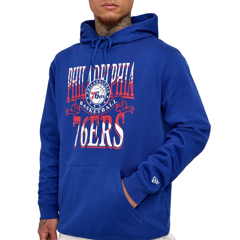 Philadelphia 76ers Sport Classics Blue Hoodie S