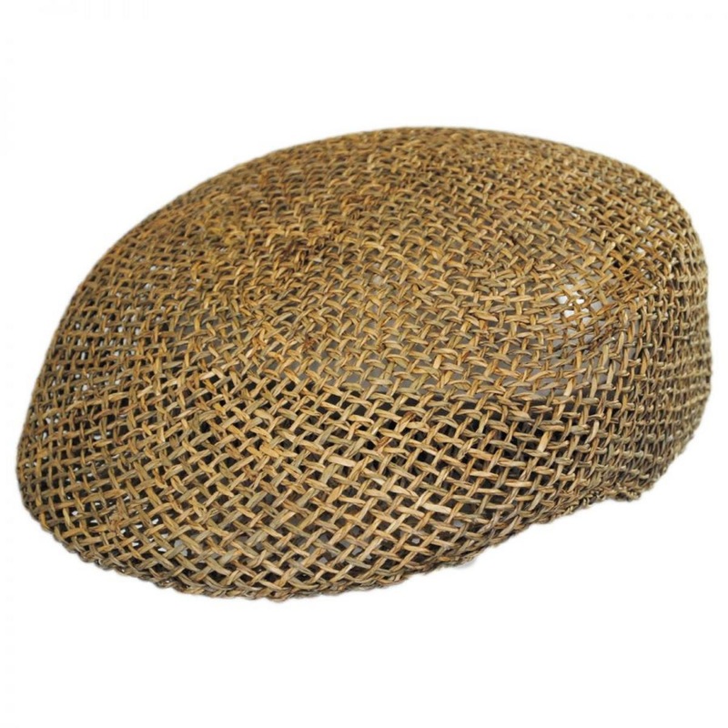 Seagrass Straw Ascot Cap NATURAL S