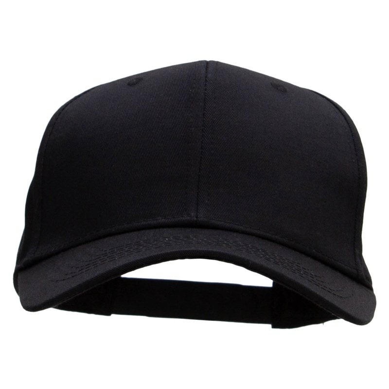 Six Panels Pro Style Cap Black One Size