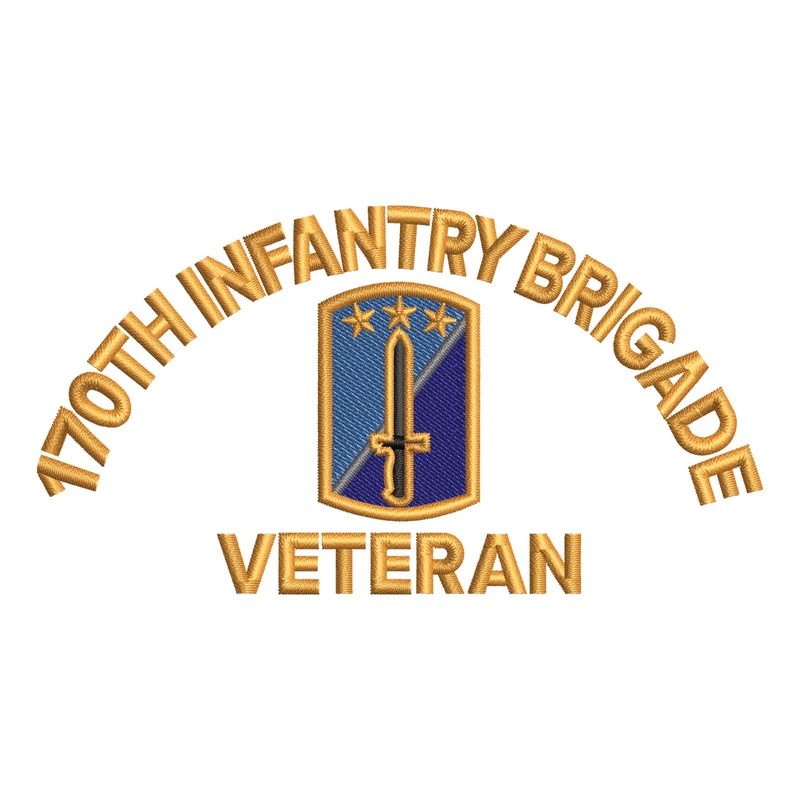 U.S. Army 170th Infantry Brigade Logo U.S. Army 170th Infantry Brigade Logo One Size