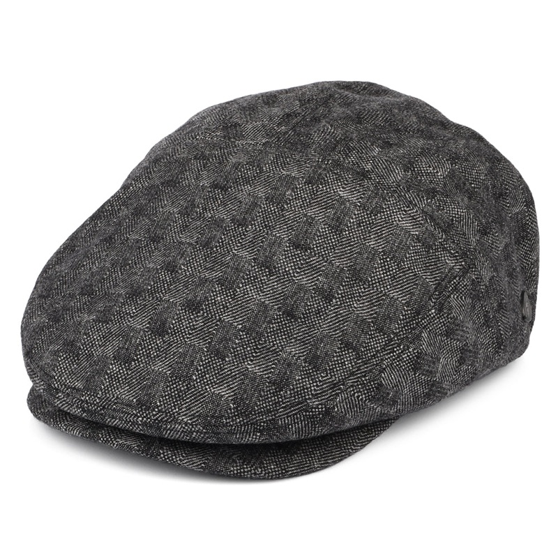 Bailey Hats Becker Wool Blend Flat Cap – Black S